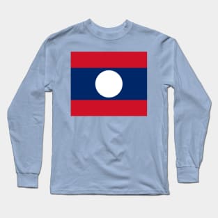 Laos flag Long Sleeve T-Shirt